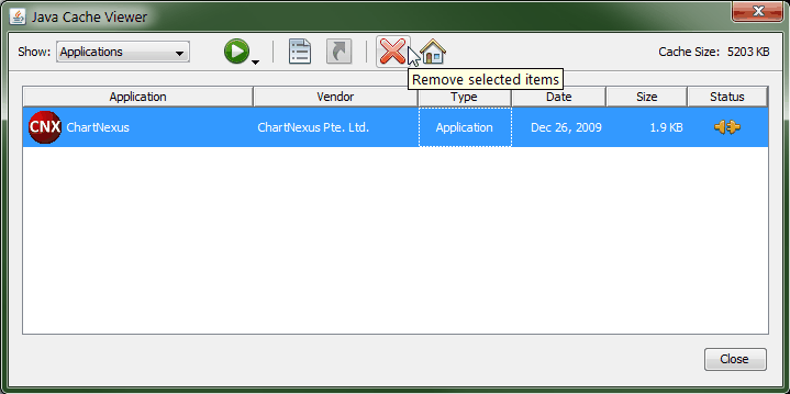 : Uninstall ChartNexus from Cache